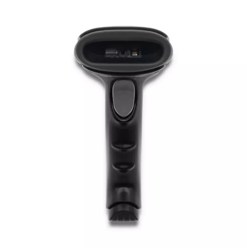 Handbarcodescanner QOLTEC 50868 — 1D/2D-laserscanner, USB bekabeld & draadloos, werkafstand 600 mm, zwart