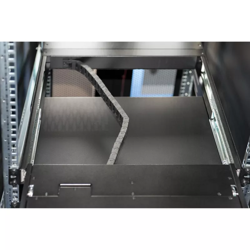 Digitus 19 inch HD LCD KVM-console 16-poorts HDMI Zwitsers toetsenbord
