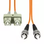 Glasvezel-duplexkabel ProXtend FO-SCSTOM1D-005 MM OM1 SC–ST UPC, 5 m