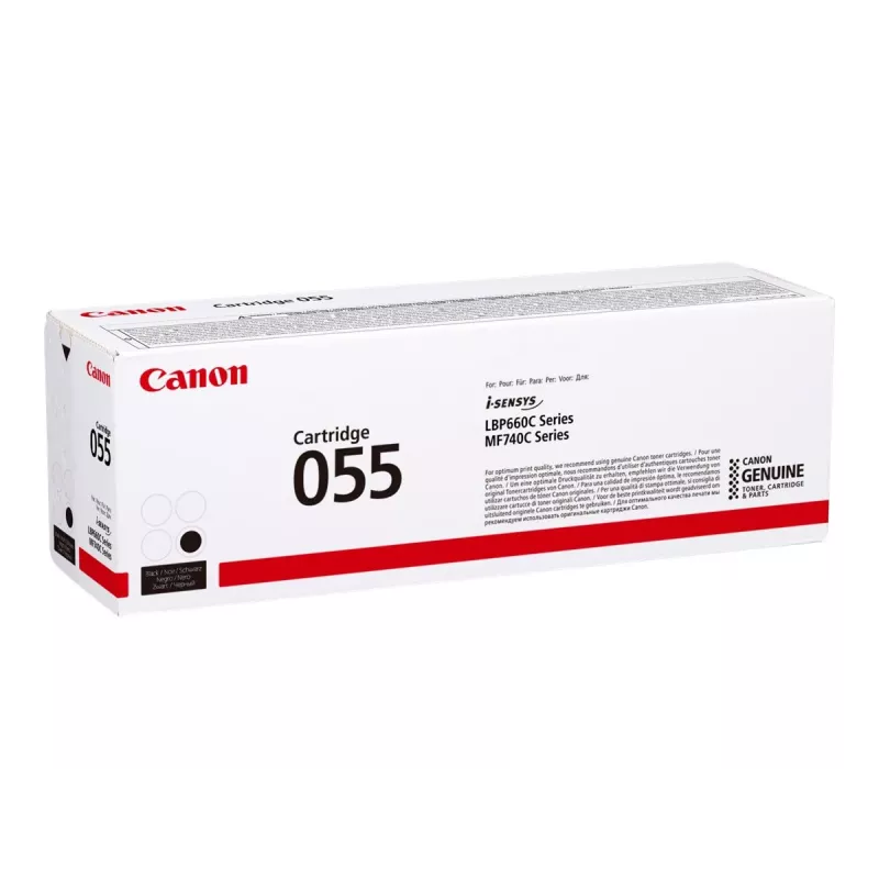 Canon 055 tonercartridge 1 stuk origineel zwart