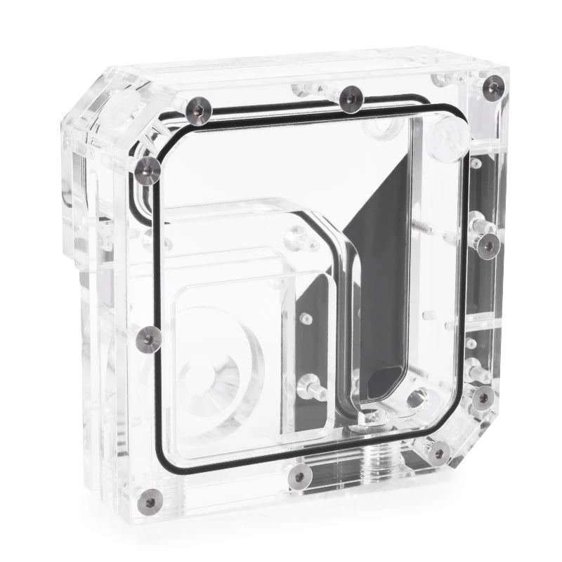 Reservoir Alphacool 15075 acryl zwart transparant 120mm