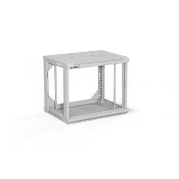 ALANTEC rackkast 19 inch 9HE 600x450, grijs vlakke verpakking