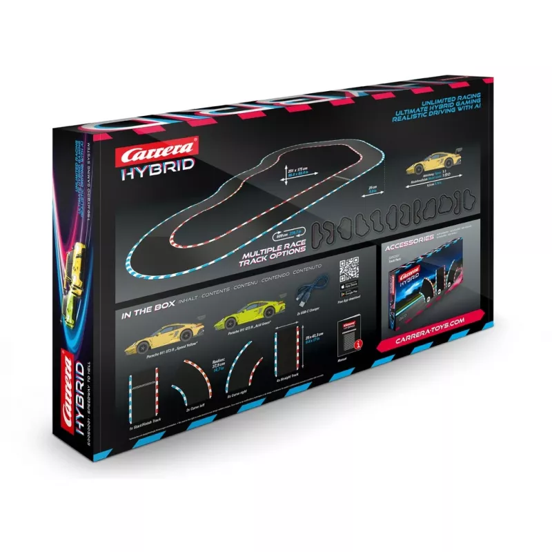 Racevoertuig & banenset Carrera 50050001 zwart blauw geel