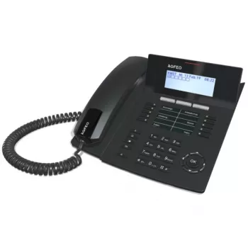 AGFEO systeemtelefoon ST54 IP SENSORfon zwart