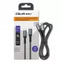 USB-kabel Qoltec 52358 1,5 m USB-C zwart USB 2.0 0,48 Gbit/s
