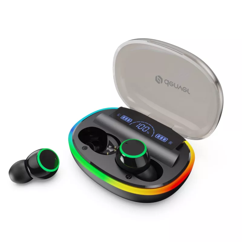 Denver TWE-55B True Wireless Bluetooth-oordopjes, zwart