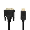 Videokabel-adapter LogiLink CV0131 2 m DisplayPort DVI zwart