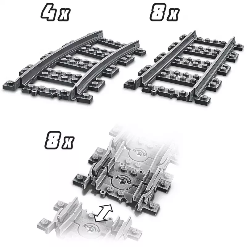 60205 City rails, constructiespeelgoed