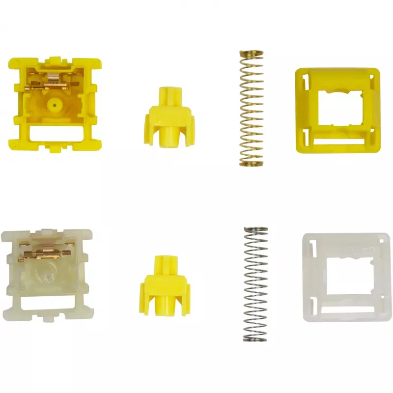Mechanische toetsenschakelaarset Keychron Gateron Cap V2 goudgeel G32 — 110 schakelaars