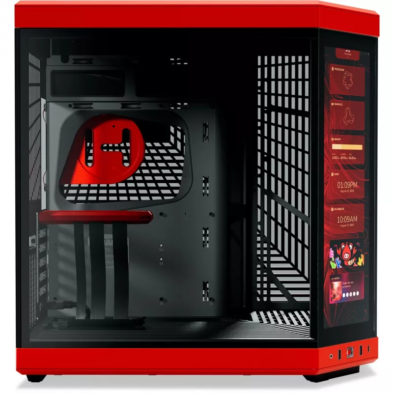 HYTE Y70 Touch Infinite Midi Tower zwart, kerskleur