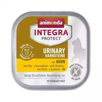 Natvoer voor katten animonda Integra Protect Grain Free Kip 100 g — urinewegondersteuning, adult