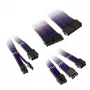 Kolink Core Adept Braided Kabel Extension Kit - Jet zwart/Titan paars