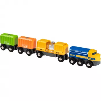 Trein BRIO Three-Wagon Cargo Train