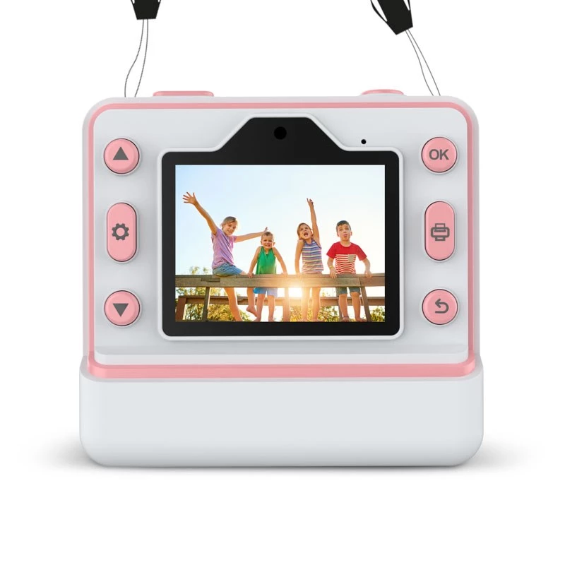 Xblitz FLASH PINK Instantcamera met thermische printer voor kinderen