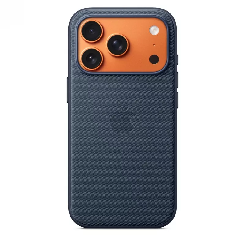 Cover Apple iPhone 17 Pro TechWoven Case met MagSafe blauw