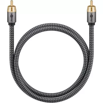 Goobay 65296. Aansluiting 1: RCA, connector 1 geslacht: mannelijk, aansluiting 2: RCA, connector 2 geslacht: mannelijk, kabelmateriaal: koper,
