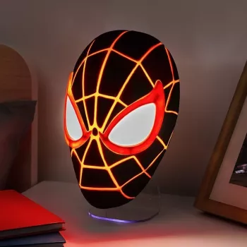 Tafellamp Paladone Mask Light PP14323SPMVN Spider-Man Miles Morales – nachtlampje in personagevorm