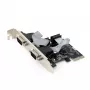 Interne seriële kaart GEMBIRD SPC-22 PCIe RS-232 low-profile, WCH382, 16000 Kbit/s, 67×120×20 mm, zwart