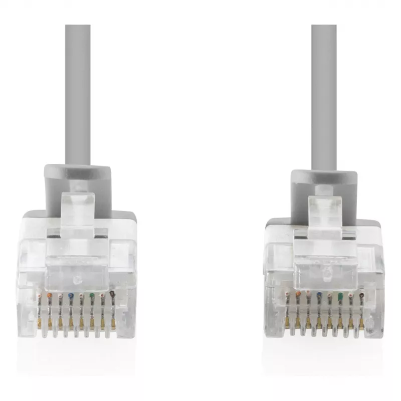 Patchkabel CAT6 U-UTP DIGITUS 1 m slank, grijs — 10-pack