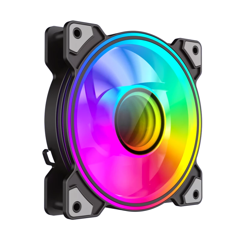 Gamemax | behuizingsventilator | DUAL RING INFINITY | zwart