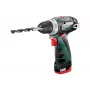 Pistoolgreepboor Metabo PowerMaxx BS Basic 1400 RPM, zwart, groen