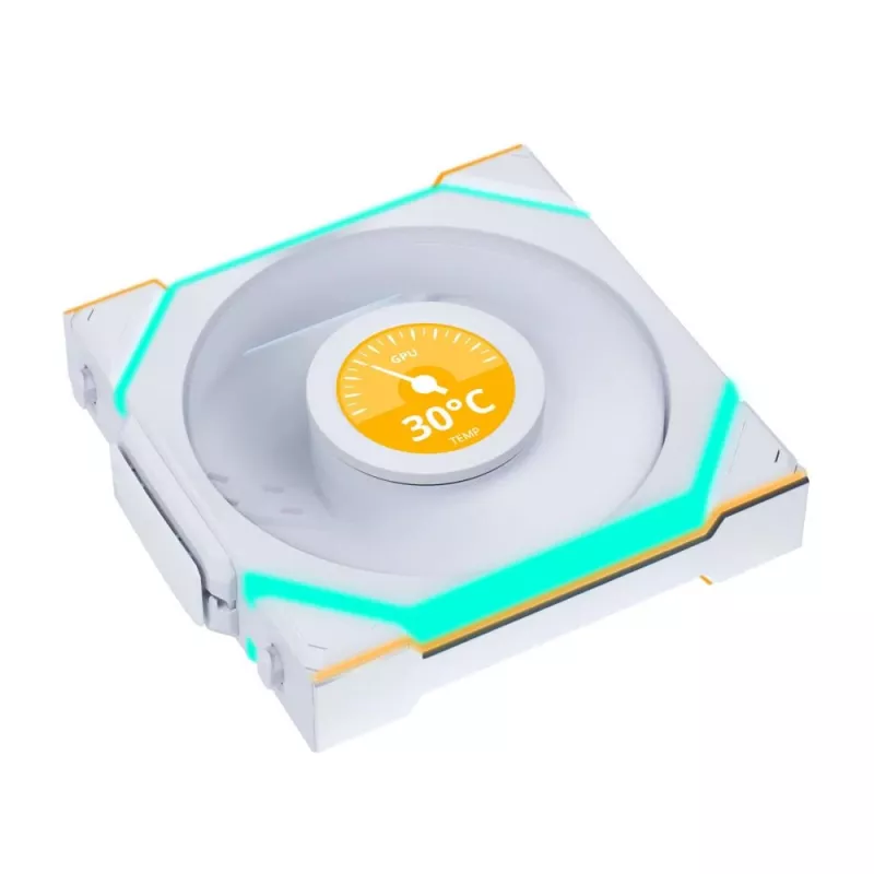 Lian Li UNI FAN SL Wireless LCD ARGB 120 mm wit 3-pack