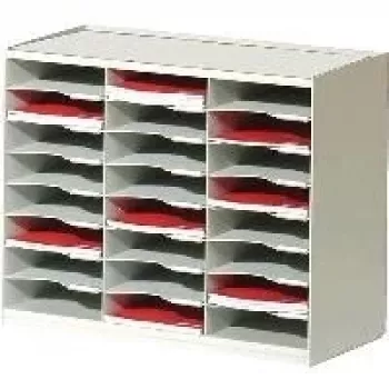 Sorteerstation Paperflow Evolution 802.02 — 24 vakken, grijs