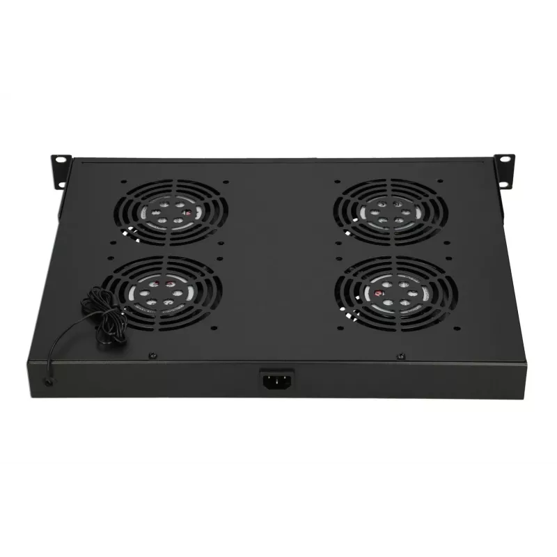 Ventilatorpaneel Extralink 19 inch 4 ventilatoren met thermostaat