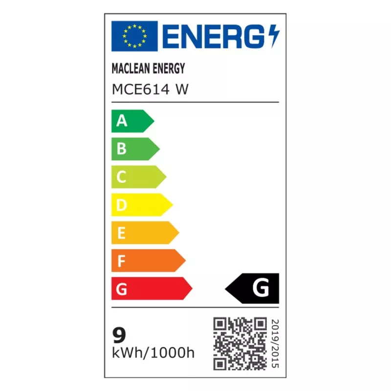 LED-tafellamp MACLEAN MCE614B — dimbaar, opvouwbare verstelbare arm, 9W, 3000K/4500K/6500K, zwart