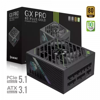 Gamemax voeding, 80 PLUS, Gold | GX PRO 1250G | 1250 W | volledig modulair