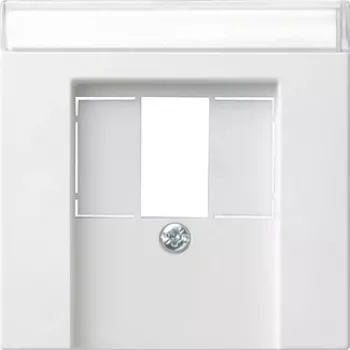 GIRA 087603 wandplaat/schakelaarafdekking wit (087603)