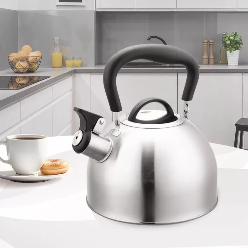 Maestro MR-1336 fluitketel voor op het fornuis, 1,8 l, roestvrij staal