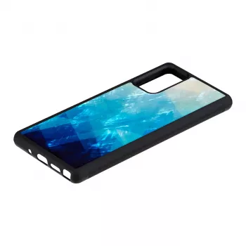 Hoesje iKins voor Samsung Galaxy Note 20 — Blue Lake en zwart, slank hoesje