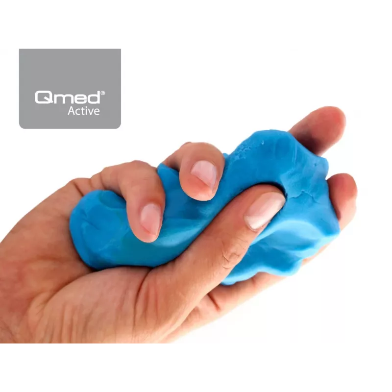 Blauwe therapieklei voor hand- en vingerrevalidatie