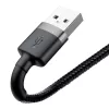 Baseus Cafule USB Lightning kabel 2A 3m (zwart+grijs)