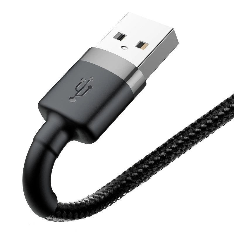 Baseus Cafule USB Lightning kabel 2A 3m (zwart+grijs)