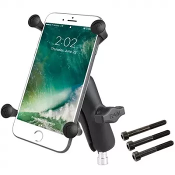 RAM Mounts X-Grip Large Phone Mount motorfiets stuurbeugelklem zwart