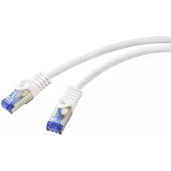 Renkforce RF-5771522 netwerkkabel wit 1 m Cat6a S/FTP (S-STP) (RF-5771522)
