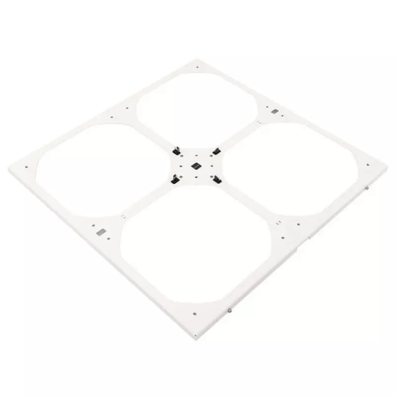 Lüfterrahmen voor radiator Watercool MO-RA IV 400 – compatibel met 200-mm ventilatoren, wit