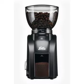 Koffiemolen Solis Scala Zero Static 135 W zwart zilver