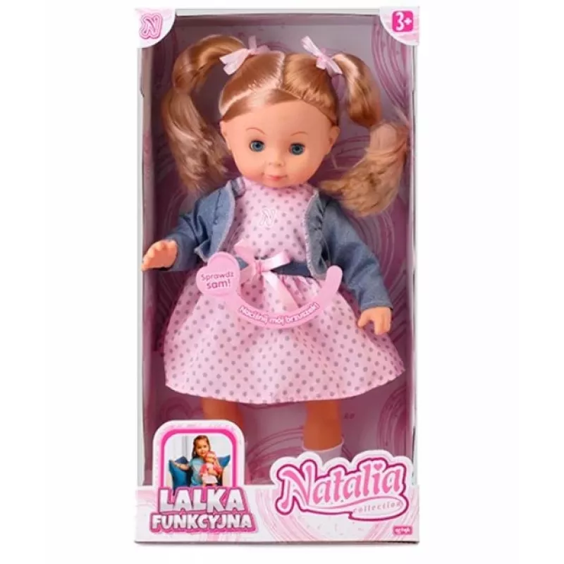 Pop Artyk Natalia 39 cm met Poolse spraakuitvoer — beweegbare speelpop