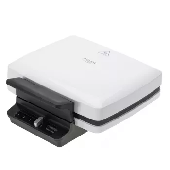 Wafelijzer Adler AD 3085 — 1200 W, 2 rechthoekige wafels 9×13 cm, instelbare temperatuur, antiaanbakplaten
