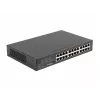 Unmanaged switch LANBERG RSGE-24 — 24× Gigabit Ethernet 1U, rack-monteerbaar, zwart