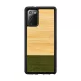 Beschermhoes Man and Wood Galaxy Note 20 — bamboebos zwart