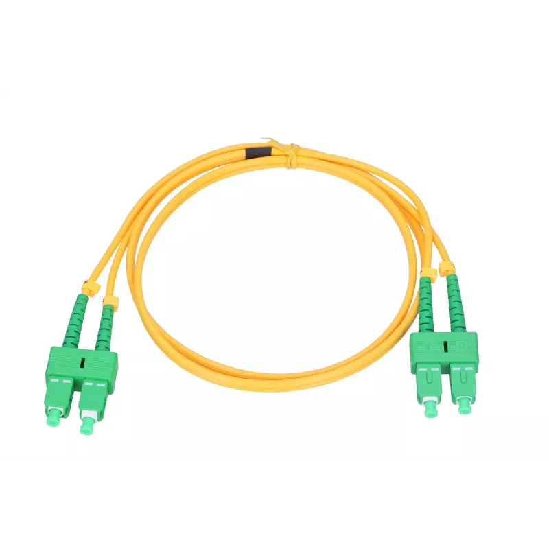 Patchcord Extralink SC/APC–SC/APC singlemode duplex G.652D 3mm 5m