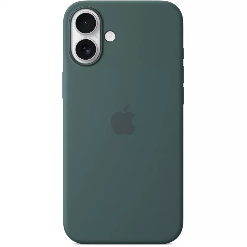 Apple iPhone 16 Plus siliconen case met MagSafe – zeegroen