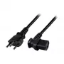 EFB-Elektronik netsnoer Zwitserse Type 12 - C13 90°, zwart, 1,8 m, 3 x 0,75 mm² Fabrikant: EFB Elektronik (EK483.1,8V2)