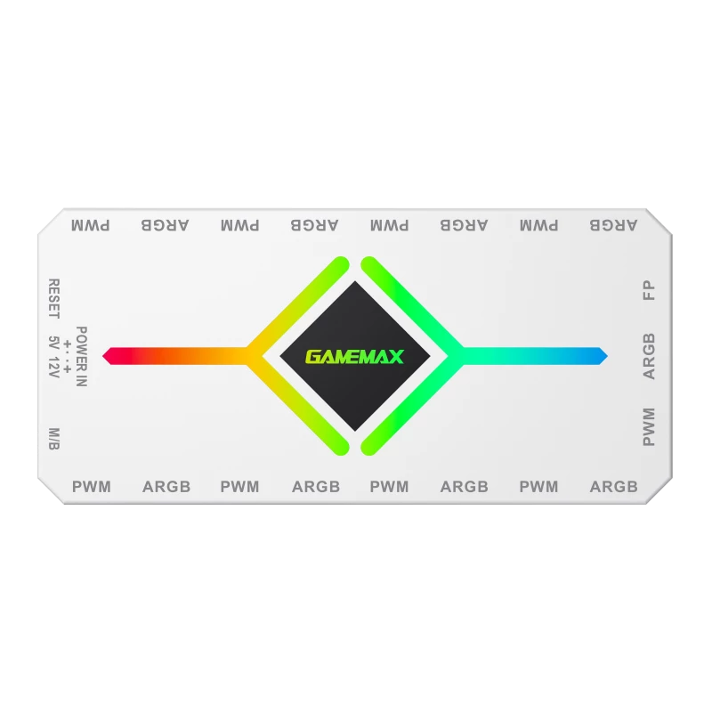 Gamemax | afstandsbediening | V4.0 ARGB PWM HUB BK | wit | Gamemax