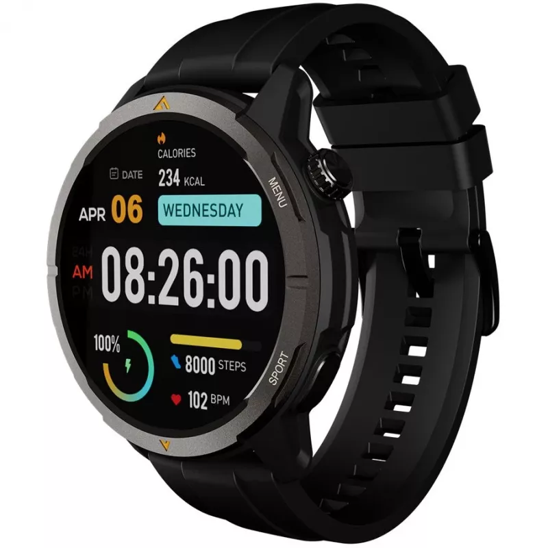 AGM Legion AGM_LEG_EU001B outdoor-smartwatch, Bluetooth, zwart