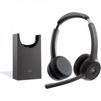 Headset 722 Wireless DUAL+STAND Carbon zwart Usba bundel